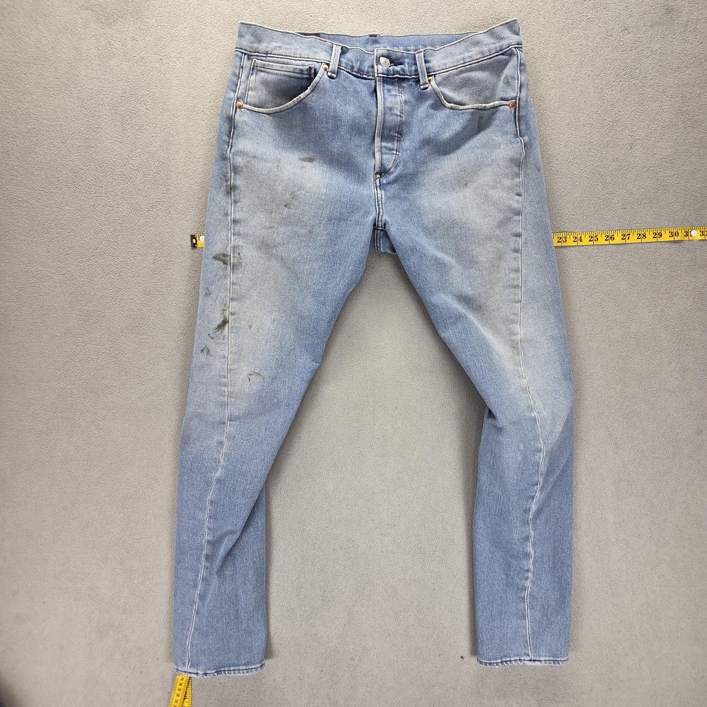 Vintage Levis Engineered Jeans Mens Blue Twisted Red Patch Button Fly Fits 32x30